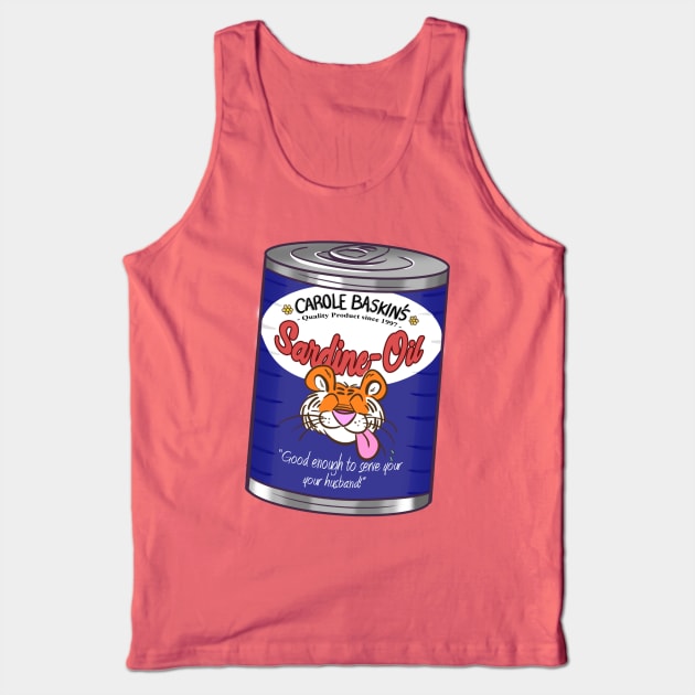 Carol's Sardine Oil Tank Top by Doodle Dan